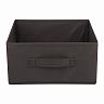 Короб для хранения Рыжий кот, 28 x 28 x 14 см, черный фото