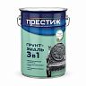 Грунт-эмаль по ржавчине Престиж 3 в 1, полуглянцевая, 20 кг, белая фото