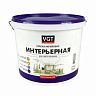 Краска интерьерная для стен и потолков VGT ВД-АК-2180, акриловая, белоснежная, 7 кг фото