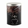 Банка для сыпучих продуктов Mallony Кофе, металлическая, с крышкой, 0,9 л фото