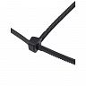 Хомут-стяжка с тройным замком Rexant, нейлон, 7,6 x 300 мм, 100 шт, черный фото
