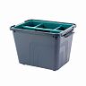 Ящик для хранения Plast Team Bergen Fjord, с лотком и ручкой, 18 л, вулканический базальт фото