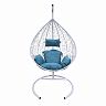 Кресло подвесное Garden story Сфера, 108 х 120 x 197 см, каркас белый фото