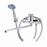 Смеситель для ванны с душем Tsarsberg TSB-942-1207, с длинным изливом, однорычажный, хром фото