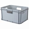 Ящик универсальный Бытпласт Евробокс, 400 x 300 x 220 мм, серый фото