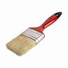 Кисть плоская Кедр Профи №2,5, натуральная щетина, пластиковая ручка, 63 мм фото