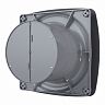 Вентилятор осевой вытяжной DiCiTi Rio 5C Dark gray metal D125, с обратным клапаном фото