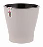 Горшок для цветов Альтернатива Лея, с автополивом, 5 л, бежевый фото