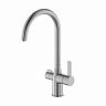 Смеситель для кухни IDDIS Pure, с подключением к фильтру, никель матовый фото