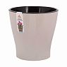 Горшок для цветов Альтернатива Лея, с автополивом, 2,2 л, бежевый фото