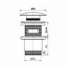 Донный клапан для раковины Wirquin Quick Clac, 1 1/4", укороченный, крышка 63 мм, с переливом, хром фото Донный клапан для раковины Wirquin Quick Clac, 1 1/4", укороченный, крышка 63 мм, с переливом, хром фото