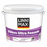 Краска фасадная силиконовая Linnimax Silikon Ultra Fassade, база 1, белая, 9 л фото