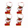 Набор елочных украшений Сапожок, 5,5 x 2,5 см, 4 шт, красный фото