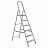 Стремянка Alumet AM706, алюминиевая, 6 ступеней, 2 м фото