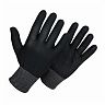 Перчатки полиэфирные с ПВХ СВС, 15 класс, размер 8, черные фото
