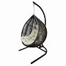 Кресло подвесное Garden story Флорес, 118 х 124 х 206 см, каркас черный фото