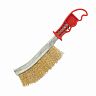 Щетка по металлу Park, витая проволока, пластиковая ручка фото