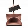 Набор для уборки Spin&Clean Voque с длинными ручками, щетка и совок, 13,5 x 27,5 x 126 см, бежевый фото