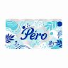 Туалетная бумага Pero Light 155, трёхслойная, 8 рулонов, белая фото