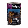 Декоративная пропитка для дерева Veres Ultra Lazura №12, глянцевая, 0,9 л, белая фото