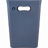 Ведро для мусора Plast Team Stockholm, квадратное, 15 л, вулканический базальт фото
