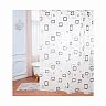 Штора для ванной Рыжий кот Квадраты, 180 x 180 см, PEVA фото