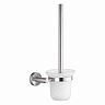 Ершик для унитаза настенный Fashun A51510, с подставкой, сатин фото
