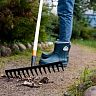 Грабли прямые Plantic by Fiskars Terra, с деревянным черенком, 12 зубьев, 1520 мм фото Грабли прямые Plantic by Fiskars Terra, с деревянным черенком, 12 зубьев, 1520 мм фото