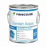 Эмаль акриловая Garden Akva (Гарден Аква) FINNCOLOR, 2,7 л, белая (база А) фото