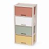 Комод четырехсекционный Альтернатива Колорит, 47,5 x 30 x 94 см фото