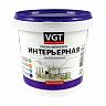 Краска интерьерная для стен и потолков VGT ВД-АК-2180, акриловая, белоснежная, 1,5 кг фото