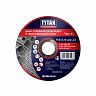 Круг отрезной по металлу и нержавеющей стали Tytan Professional, 115 x 1 x 22,2 мм фото