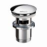 Донный клапан для раковины Wirquin Quick Clac, 1 1/4", укороченный, крышка 63 мм, с переливом, хром фото Донный клапан для раковины Wirquin Quick Clac, 1 1/4", укороченный, крышка 63 мм, с переливом, хром фото
