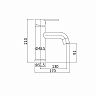 Смеситель для раковины с коротким изливом PLStart PL1004-7, черный/хром фото Смеситель для раковины с коротким изливом PLStart PL1004-7, черный/хром фото