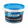 Краска водно-дисперсионная интерьерная Krafor, матовая, 14 кг, супербелая фото