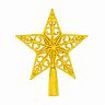 Верхушка на елку Звезда, 17,8 x 15,5 см, золото фото