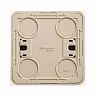 Выключатель 1-клавишный самовозвратный Systeme (Schneider) Electric Этюд, накладной, кремовый фото