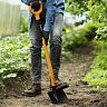 Лопата штыковая Plantic by Fiskars Terra Plus, с черенком и ручкой, 1220 мм фото