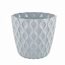 Горшок для цветов InGreen Wave, с поддоном, 2,5 л, утренний туман фото