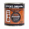 Грунт-эмаль по ржавчине Dali 3 в 1, молотковая, 0,23 л, коричневая фото