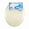 Сиденье для унитаза мягкое Мультипласт Групп, 41,5 x 35,5 x 5,5 см, бежевое фото