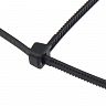 Хомут-стяжка с тройным замком Rexant, нейлон, 3,6 x 200 мм, 100 шт, черный фото