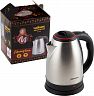 Чайник электрический Матрена MA-001, 1,8 л, металл, крышка красная фото
