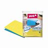 Салфетки губчатые York, целлюлоза, 18 x 20 см, упаковка 2 шт фото