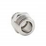 Ниппель переходной латунный никелированный Alato с наружной резьбой 3/8" x 1/4" фото