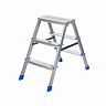 Стремянка двухсторонняя Nika ДЛС3, 2 x 3 ступени, 0,79 м фото