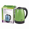Чайник электрический Homestar HS-1010, 1,8 л, сталь, зеленый фото