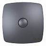 Вентилятор осевой вытяжной DiCiTi Rio 5C Dark gray metal D125, с обратным клапаном фото