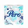 Туалетная бумага Pero Light 148, трёхслойная, 4 рулона, белая фото
