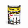 Грунт-эмаль по ржавчине 3 в 1 Farbitex, алкидная, глянцевая, 1,8 кг, RAL 7024, графит фото